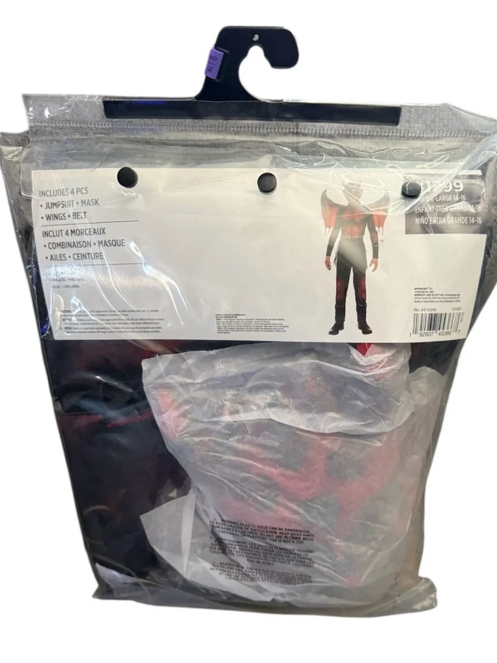 Devil Diable Costume XL 14-16 - Picture 2 of 2
